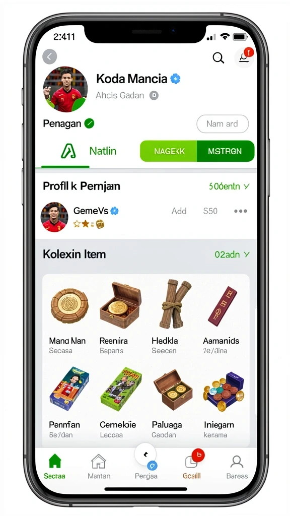 Contoh daftar aplikasi yang terorganisir dengan baik, menampilkan versi dan ukuran.